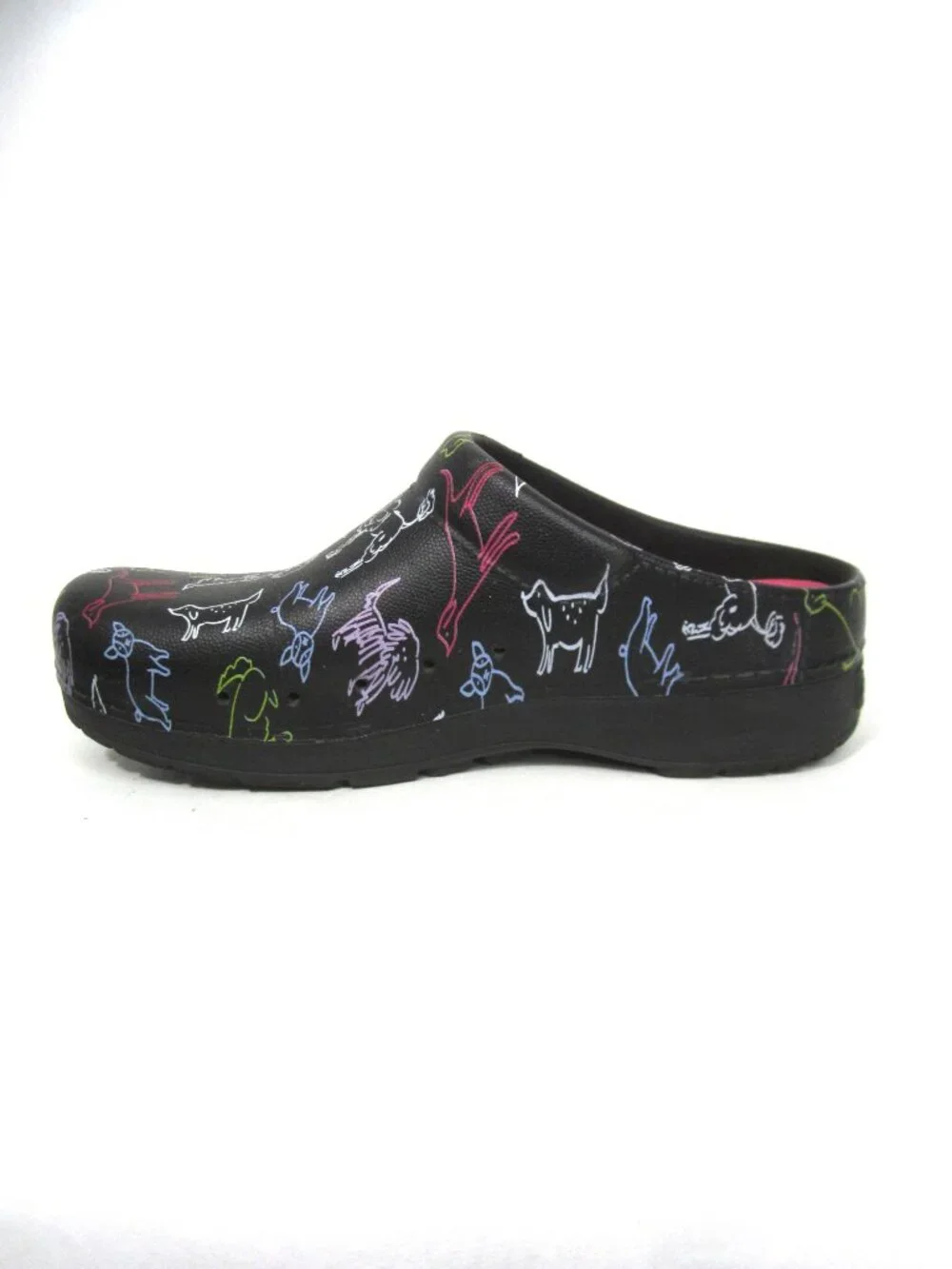 Dansko Kane Dog Lover Print EVA Clogs Size 39 US 8.5 9 Vet Groomer Waterproof - Picture 3 of 11
